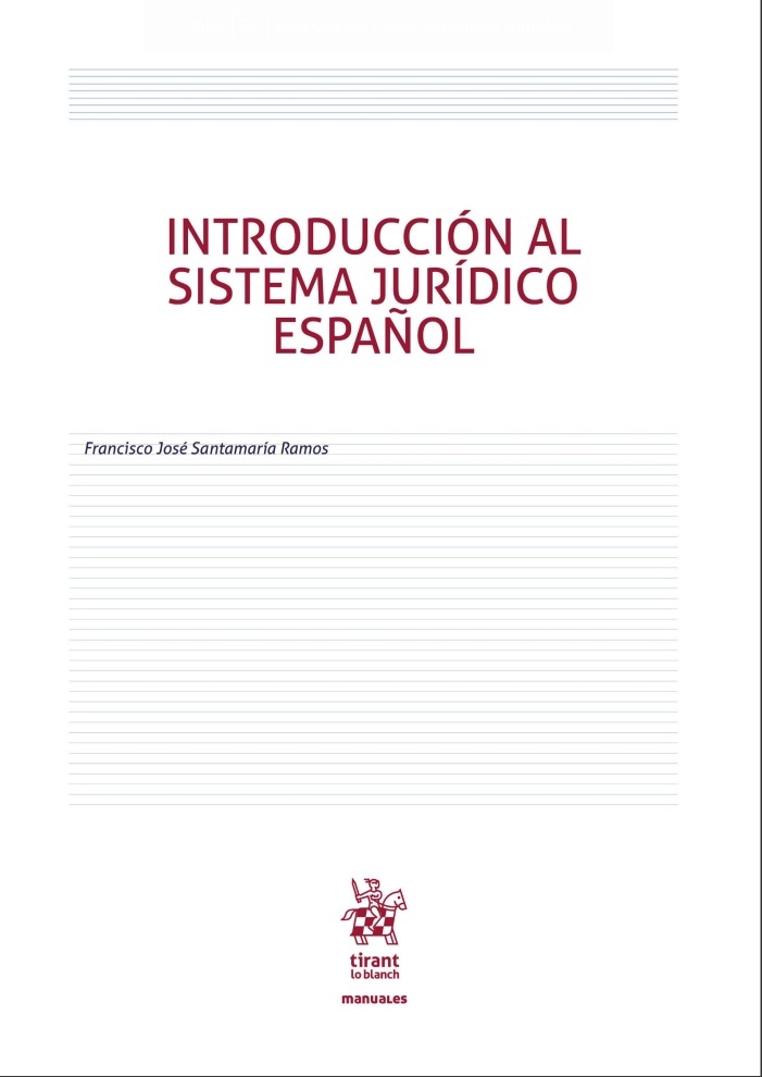 Introducción al sistema jurídico español