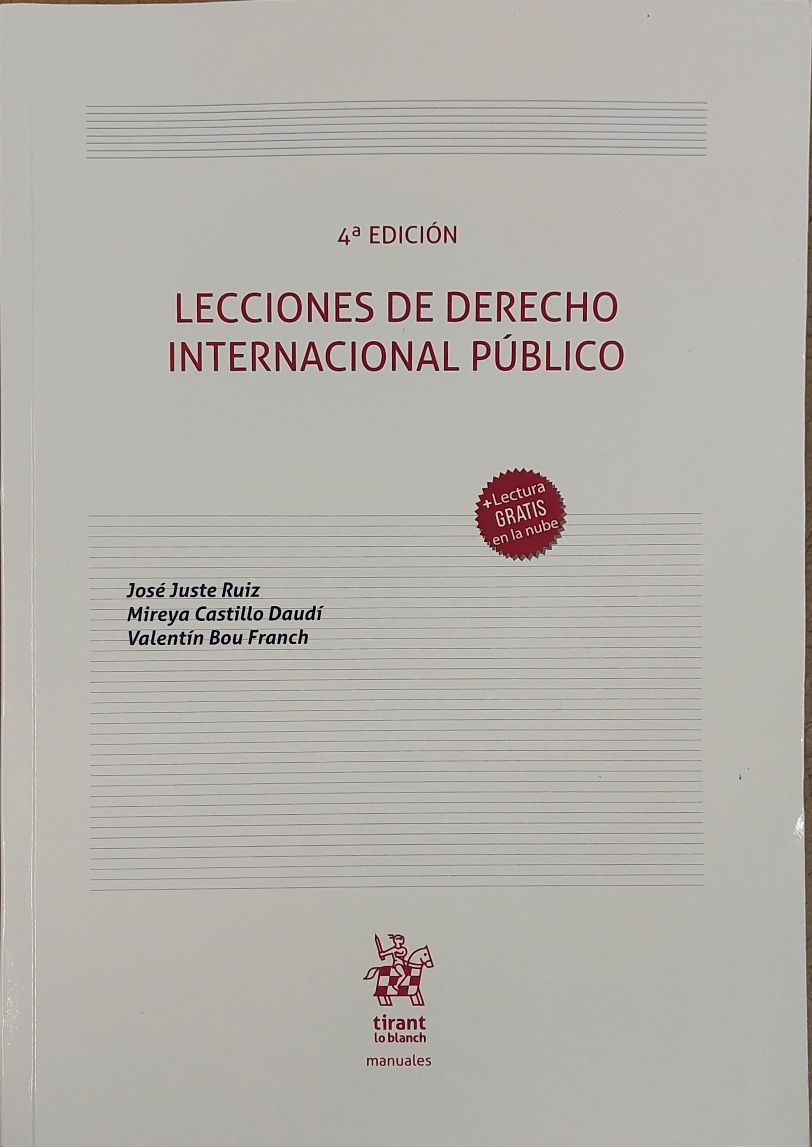 Lecciones de derecho internacional público