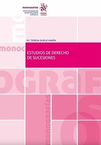 Estudios de derecho de sucesiones