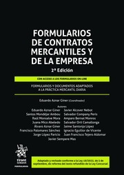 Formularios de contratos mercantiles y de la empresa "Formularios y documentos adaptados a la práctica mercantil diaria"