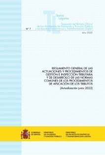 Reglamento General de las actuaciones y procedimientos de ge tributaria y de desarrollo de las normas "comunes de los procedimientos de aplicación de los tributos"