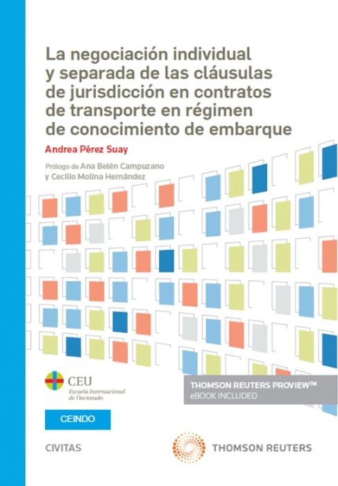 Negociación individual y separada de las cláusulas de jurisdicción en contratos de transporte en régimen de "conocimiento de embarque"