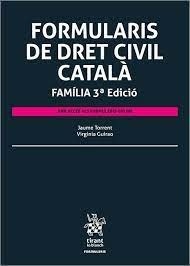 Formularis de Dret Civil Catalá. Familia