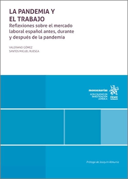 La pandemia y el trabajo. Reflexiones sobre el mercado laboral español antes, durante y después de la pandemia