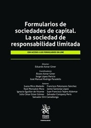 Formularios de sociedades de capital. La sociedad de responsabilidad limitada