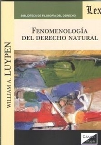 Fenomenología del derecho natural