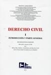 Derecho Civil. I Introducción y parte general