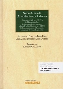 Nueva suma de arrendamientos urbanos (DÚO) "Comentarios a Ley 29/1994,  24 de Noviembre, Arrendamientos Urbanos, adaptada al RD Ley 7/2019,1 de Marzo, de medidas urgentes en materia de vivienda y alquiler"