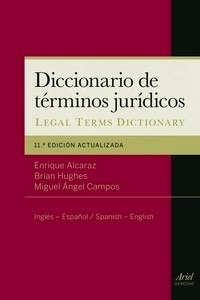 Diccionario de términos jurídicos "Inglés-Español, Spanish-English"