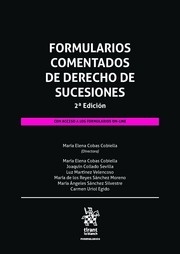 Formularios comentados de derecho de sucesiones