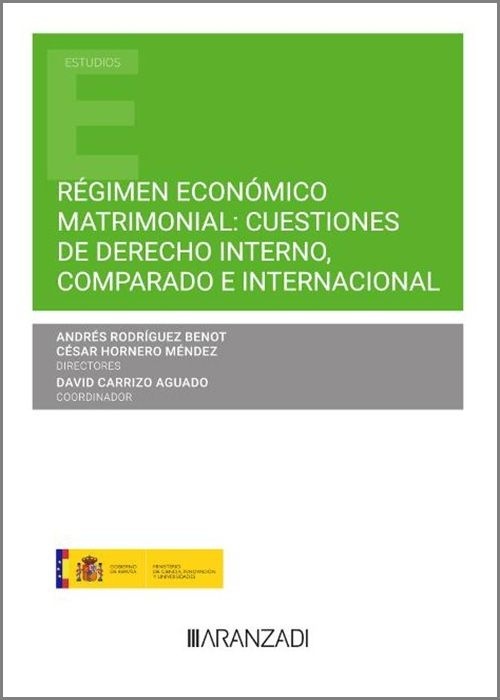 Regimen economico matrimonial cuestiones de derecho interno comparado e internacional