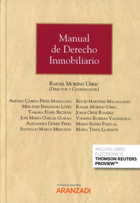 Manual de derecho inmobiliario