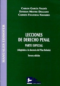 Lecciones de derecho penal. Parte especial 2017