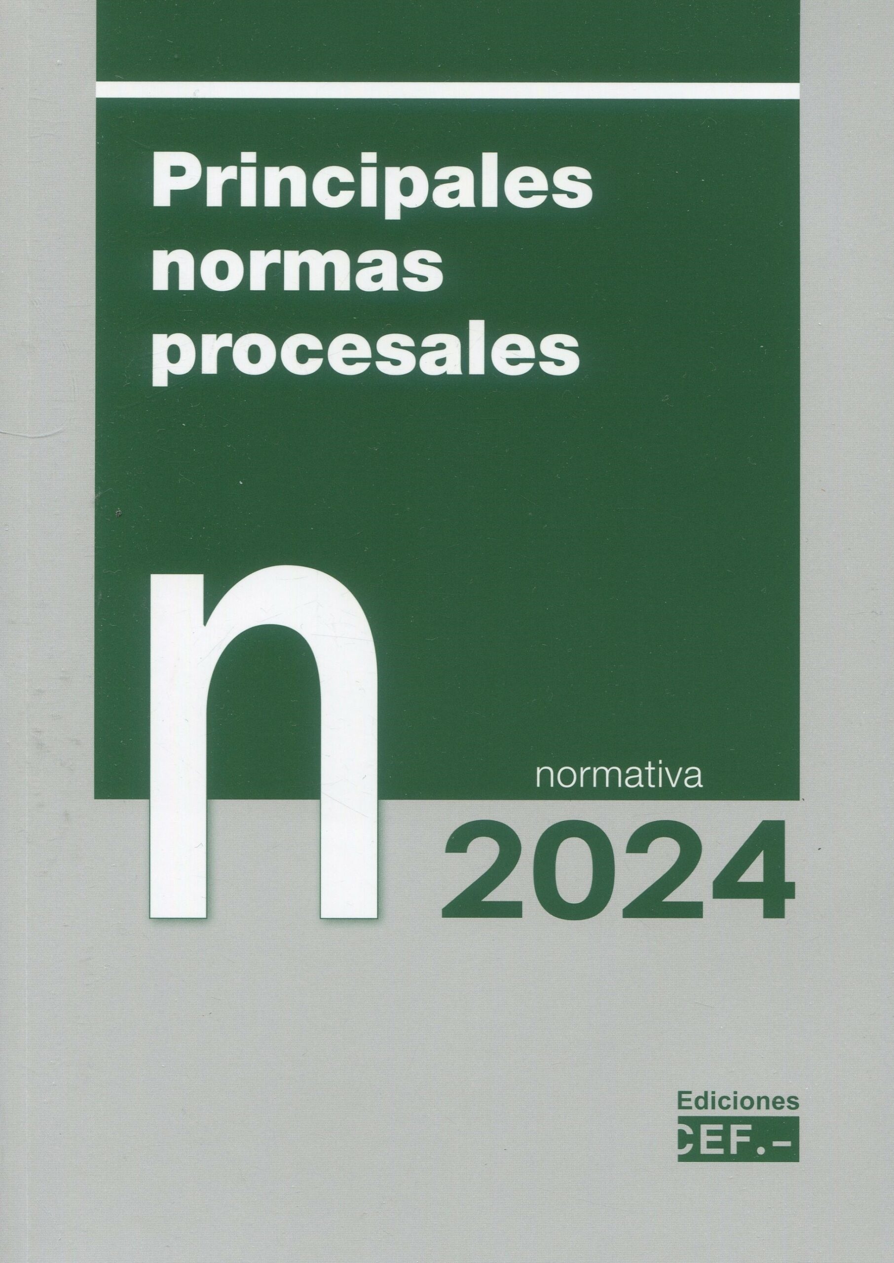 Principales normas procesales. Normativa 2024