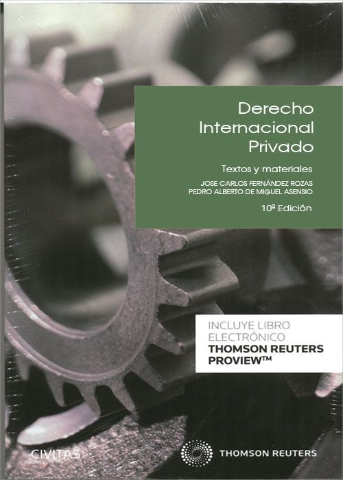 Derecho Internacional Privado Textos y Materiales