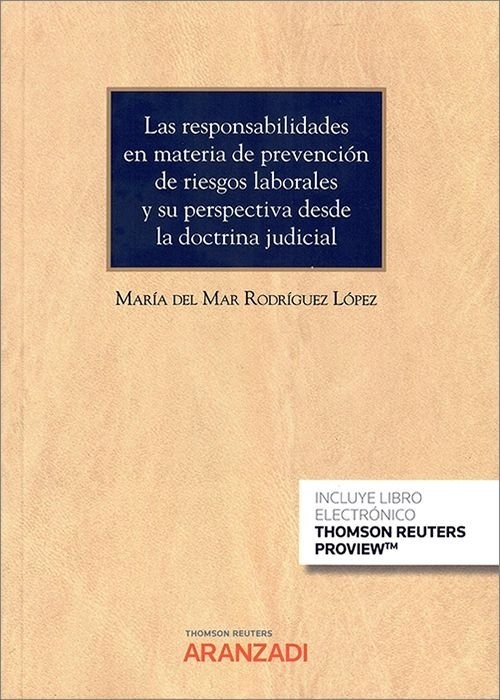 Responsabilidades en materia de prevención de riesgos laborales y su perspectiva desde la doctrina judicial, Las "(Cuaderno AS nº 1 2021)"