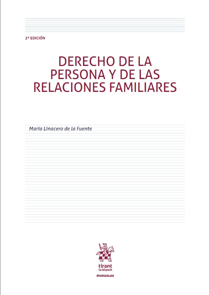 Derecho de la persona y de las relaciones familiares