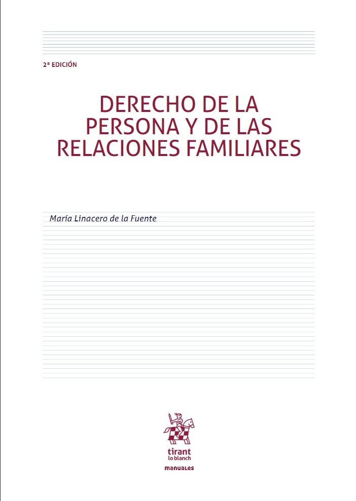 Derecho de la persona y de las relaciones familiares