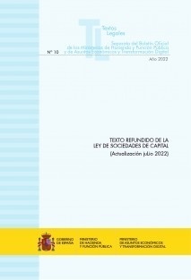 Texto refundido de la Ley de Sociedades de Capital