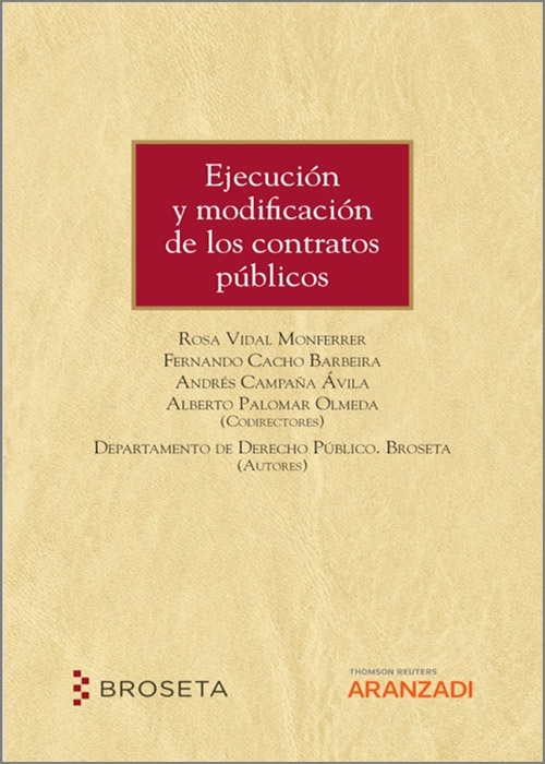 Ejecución y modificación de los contratos públicos