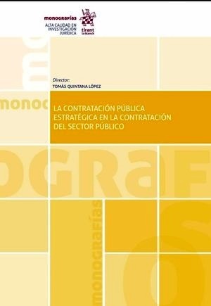 Contratación pública estratégica en la contratación del sector público, La