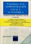 Formularios de la administración local y autonómica