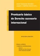 Prontuario básico de derecho sucesorio internacional