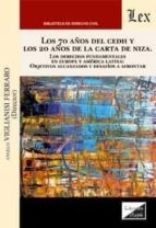 Los 70 años del CEDH y los 20 años de la carta de Niza "Los derechos fundamentales en Europa y América Latina: objetivos alcanzados y desafíos a afrontar"