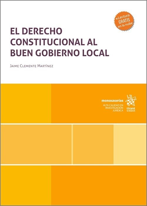 El Derecho Constitucional al buen gobierno local