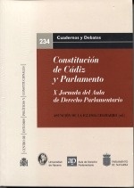Constitución de Cádiz y Parlamento "X Jornada del Aula de Derecho Parlamentario"
