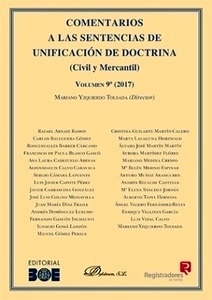 Comentarios a las sentencias de unificación de doctrina vol.9 (2017) "Civil y mercantil"