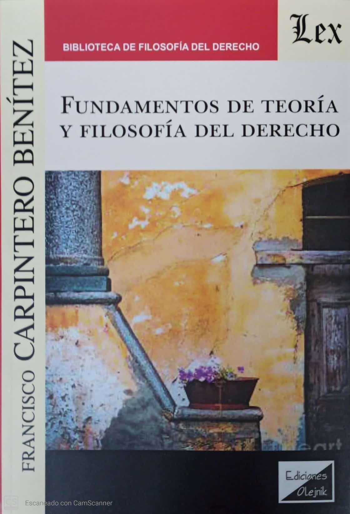 Fundamentos de teoría y filosofía del derecho