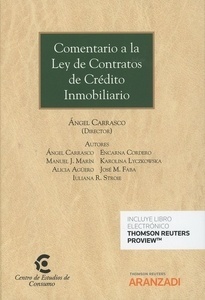 Comentario a la ley de contratos de crédito inmobiliario (Dúo)