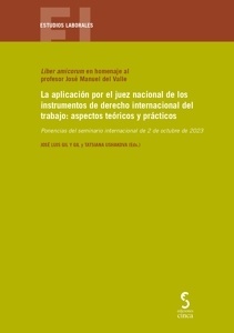 Aplicación por el juez nacional de los instrumentos de derecho internacional del trabajo: 'spectos teóricos y prácticos. Liber amicorum en homenaje al profesor José Manuel del Valle. Ponencias del seminario internacional de 2 de octubre de 2023'