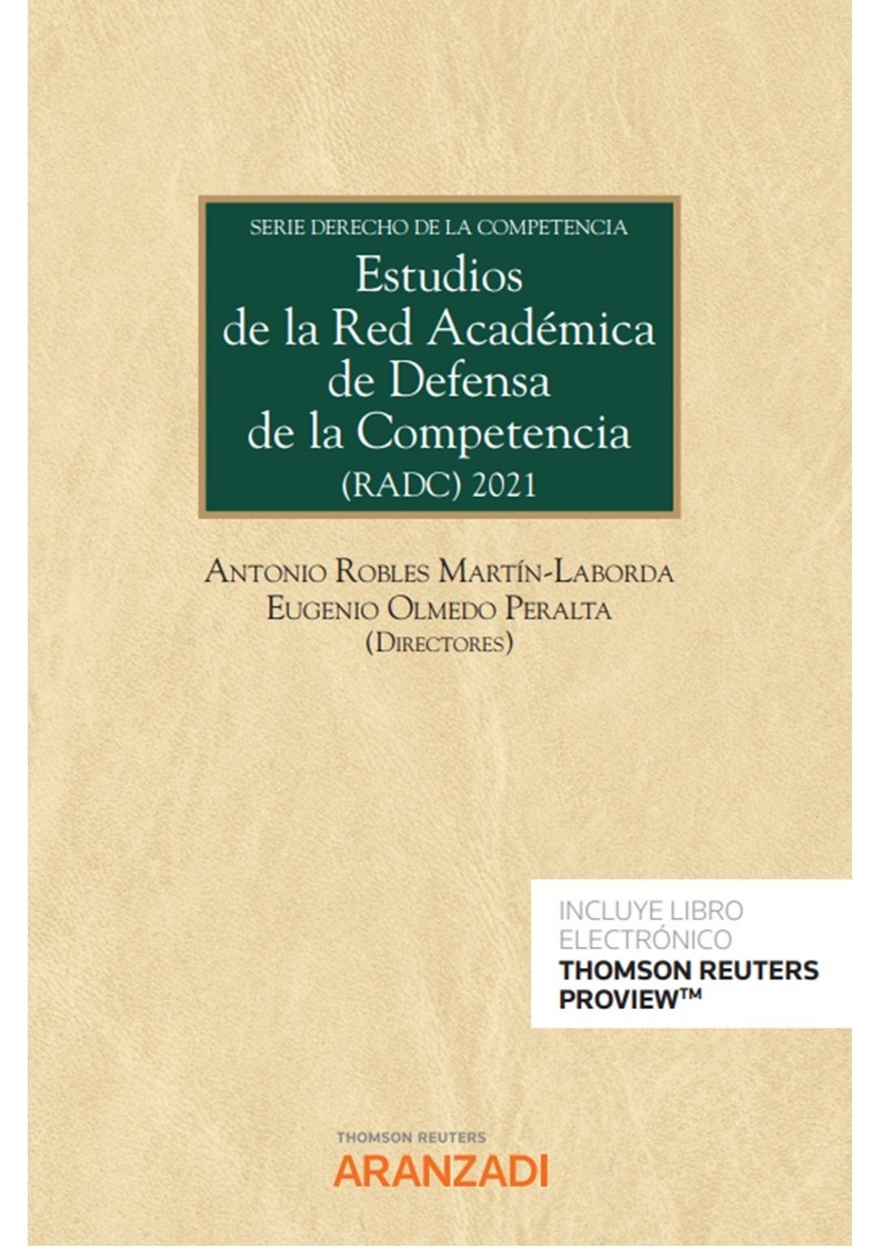 Estudios de la red académica de defensa de la competencia  (RADC)