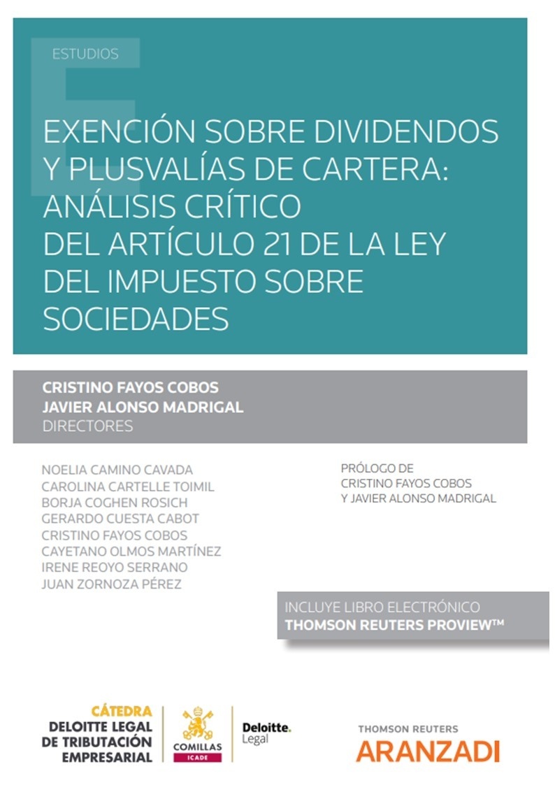 Exención sobre dividendos y plusvalías de cartera: análisis crítico del artículo 21 de la ley del impuesto sobre "sociedades (DÚO)"