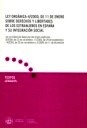 Ley orgánica 4/2000, de 11 de enero, sobre derechos y libertades de los extranjeros en españa y su integración