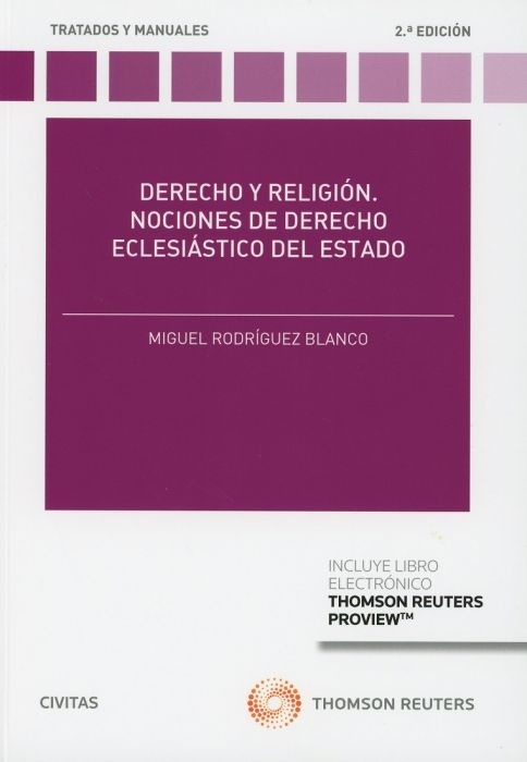 Derecho y religión. Nociones de derecho eclesiástico del estado (Dúo)