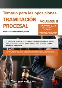 Temario para las oposiciones de Tramitación procesal 2023 (II)