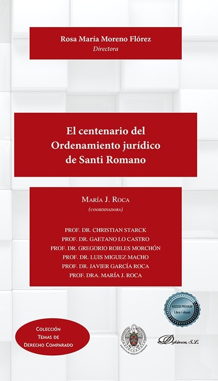 El centenario del Ordenamiento jurídico de Santi Romano