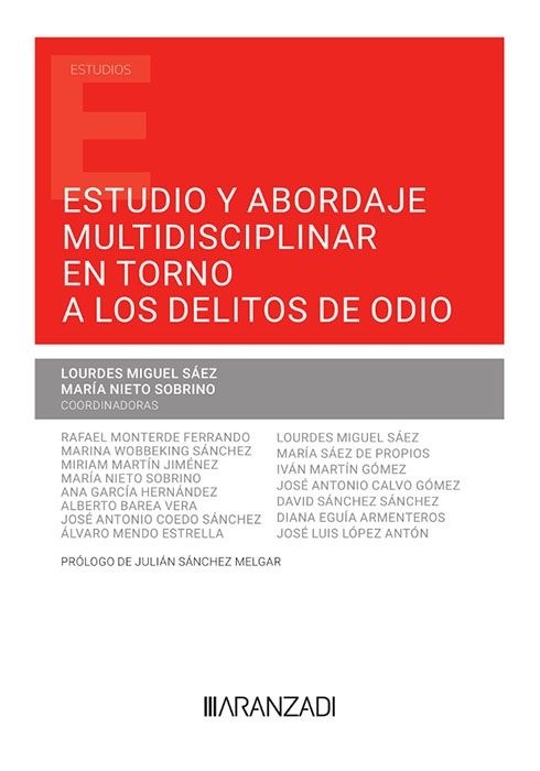 Estudio y abordaje multidisciplinar en torno a los delitos de odio (Papel + e-book)