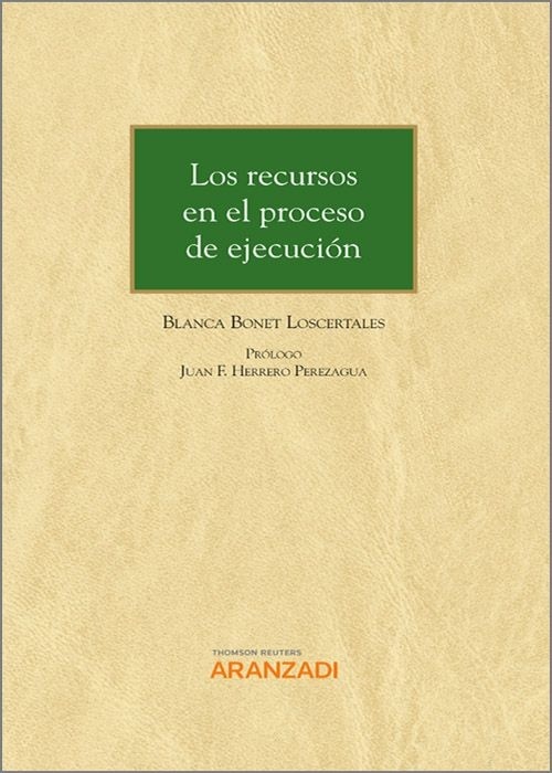 Recursos en el proceso de ejecución, Los