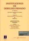 Instituciones de Derecho Privado. Tomo III. Obligaciones y contratos. Vol. 3