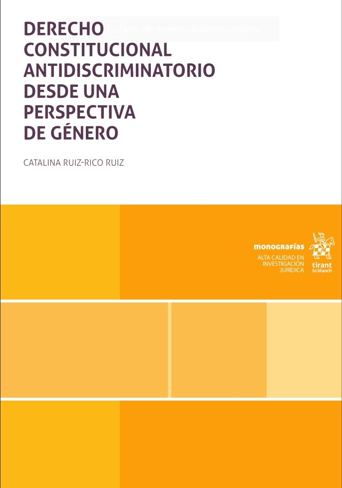 Derecho Constitucional antidiscriminatorio desde una perspectiva de género