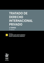 Tratado de Derecho Internacional Privado (3 VOL)
