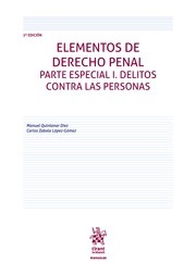 Elementos de Derecho Penal. Parte especial I. Delitos contra las personas