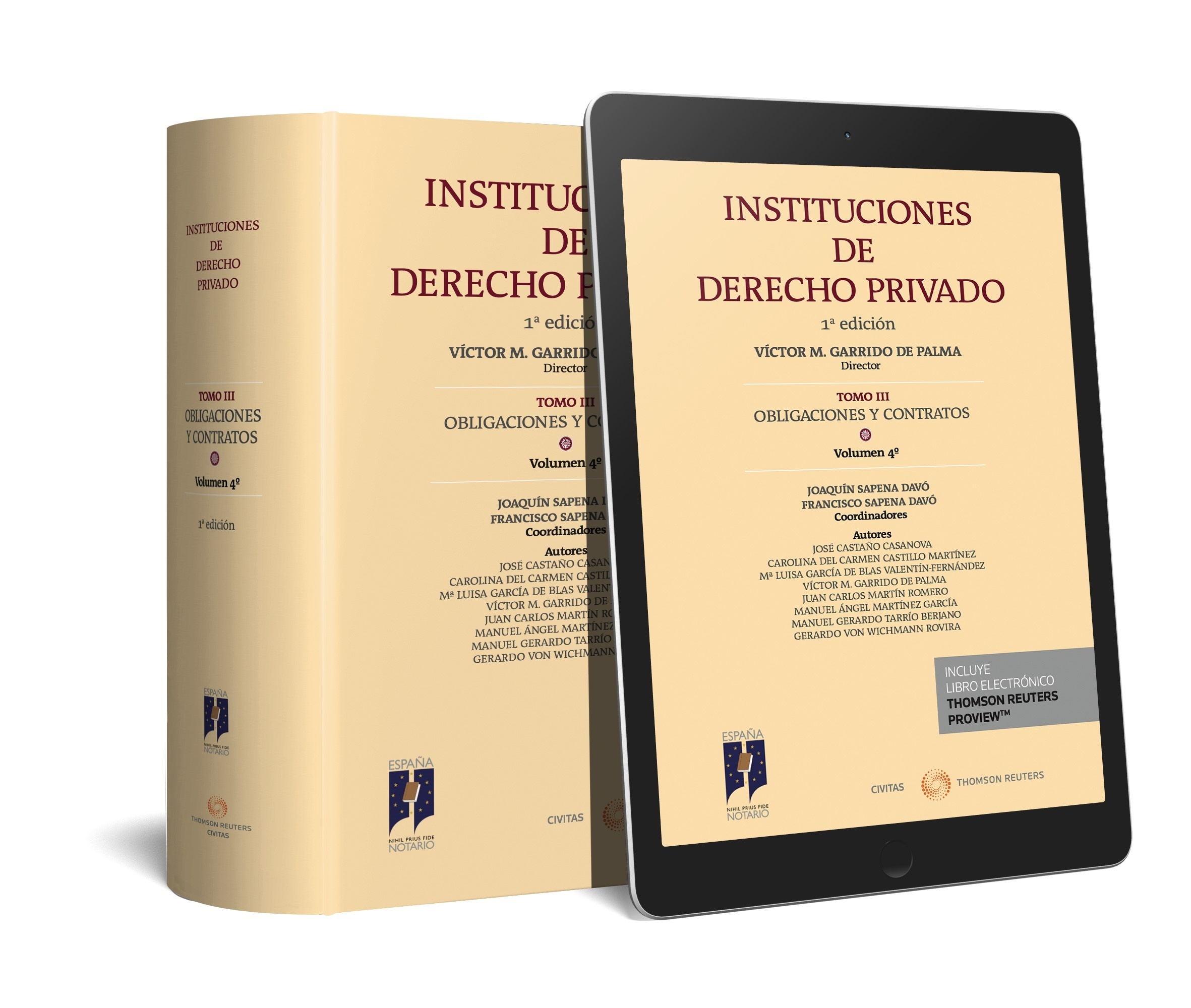 Instituciones de derecho privado. "Tomo III obligaciones y contratos. Volumen 4º"