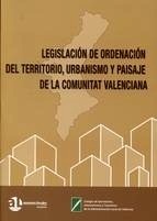 Legislación de ordenación del territorio, urbanismo y paisaje de la Comunitat Valenciana