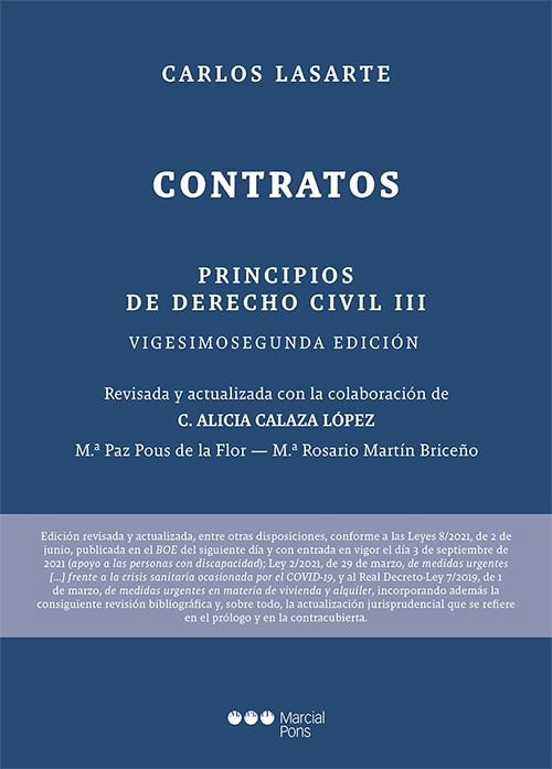 Principios de Derecho civil. Tomo III: Contratos