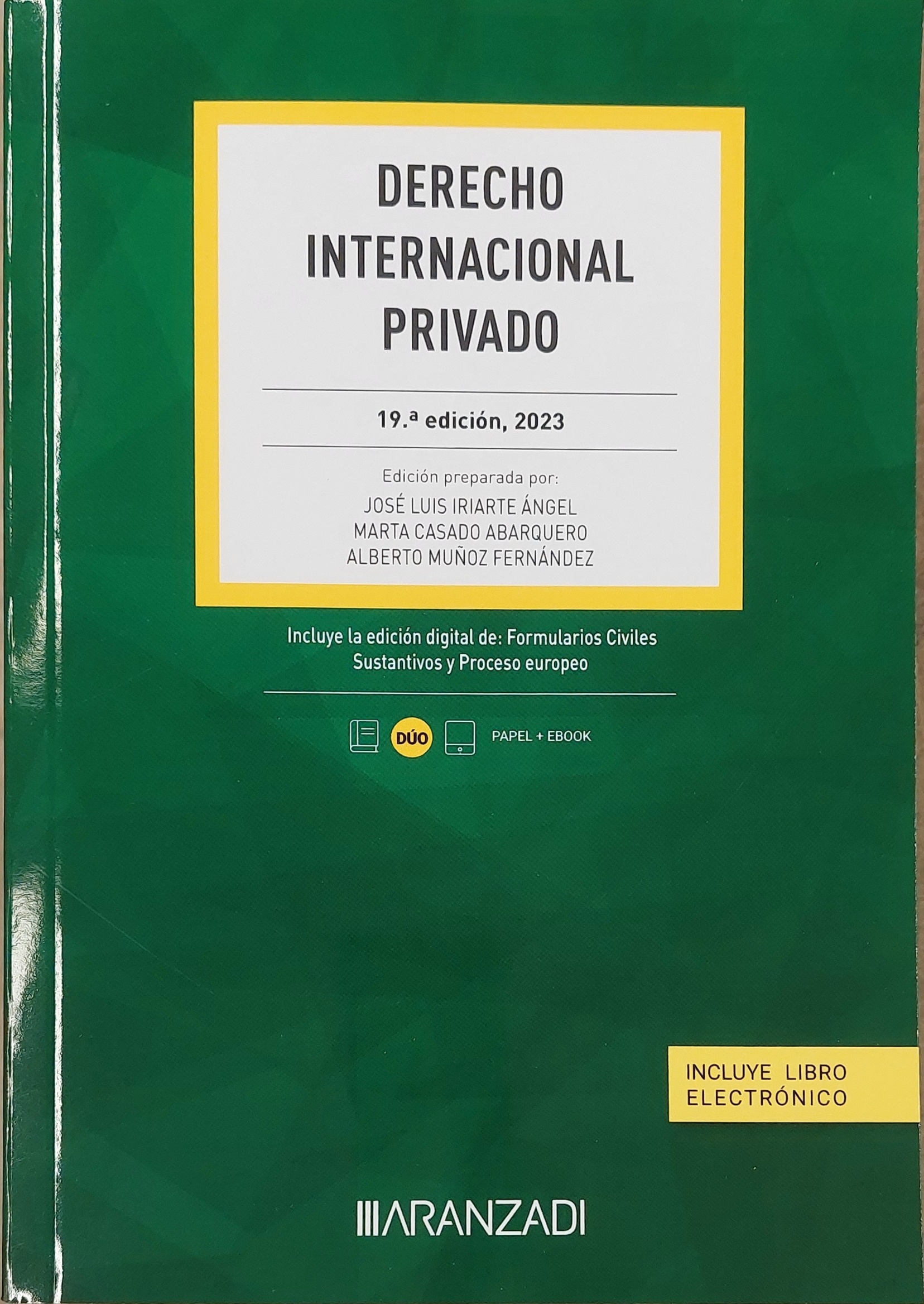 Derecho internacional privado